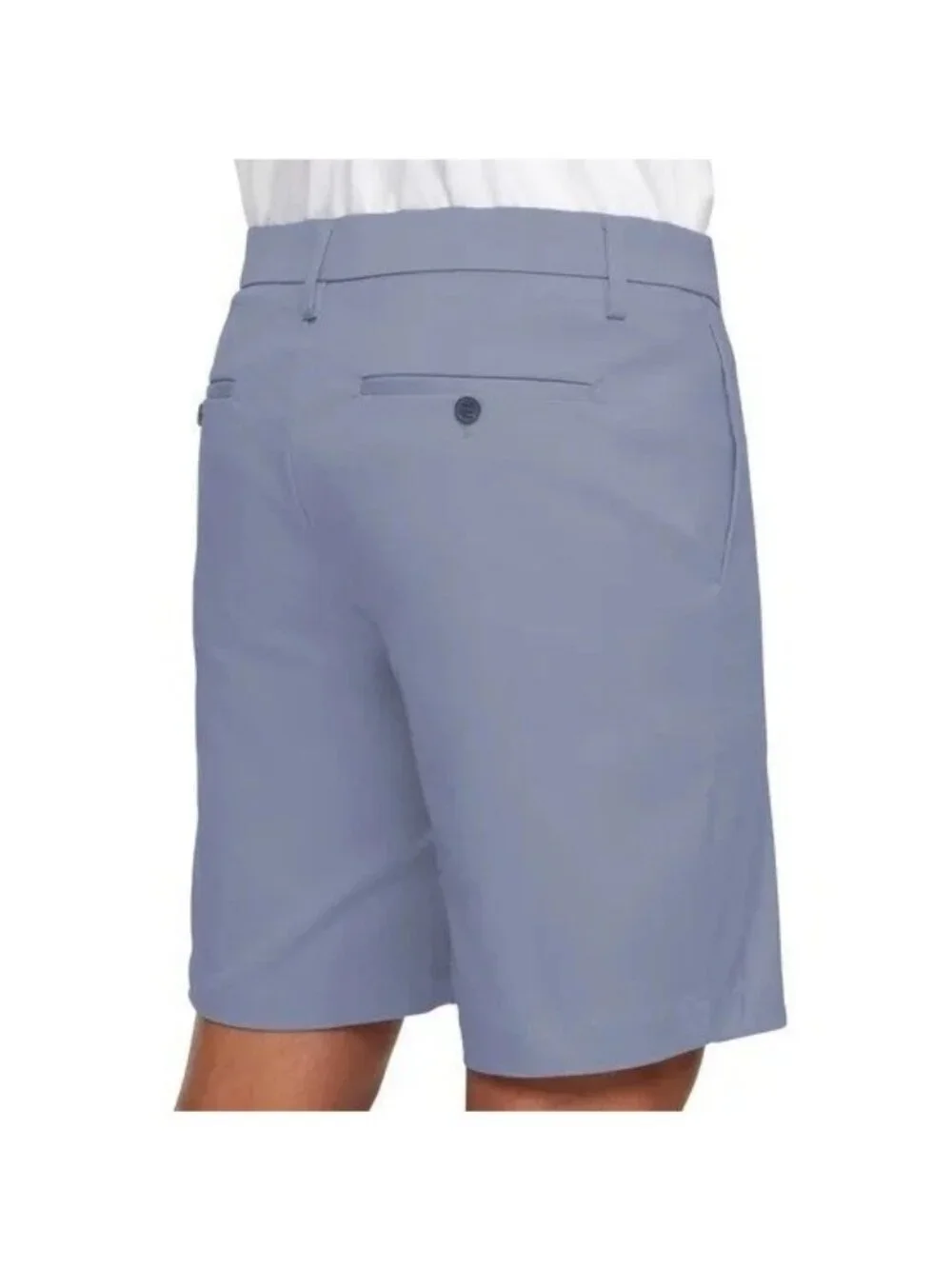 NWT Banana Republic Men's 38 Blue Stretch Chino Shorts 9